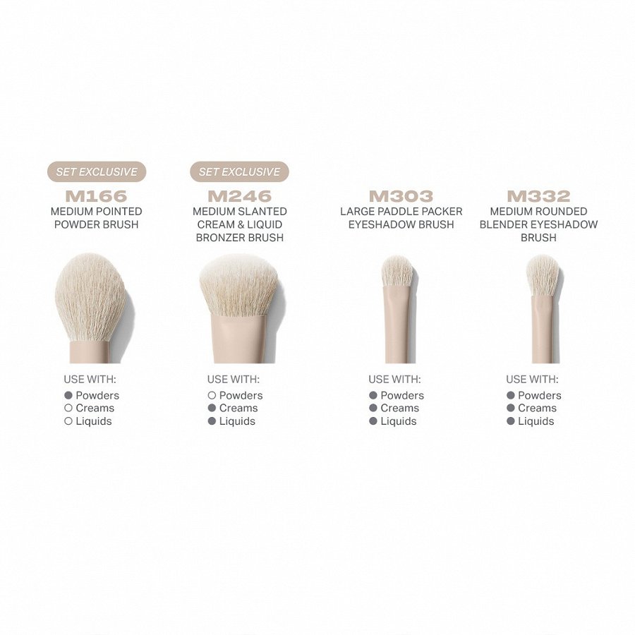 5-Piece Face & Eyes Oat Latte Set