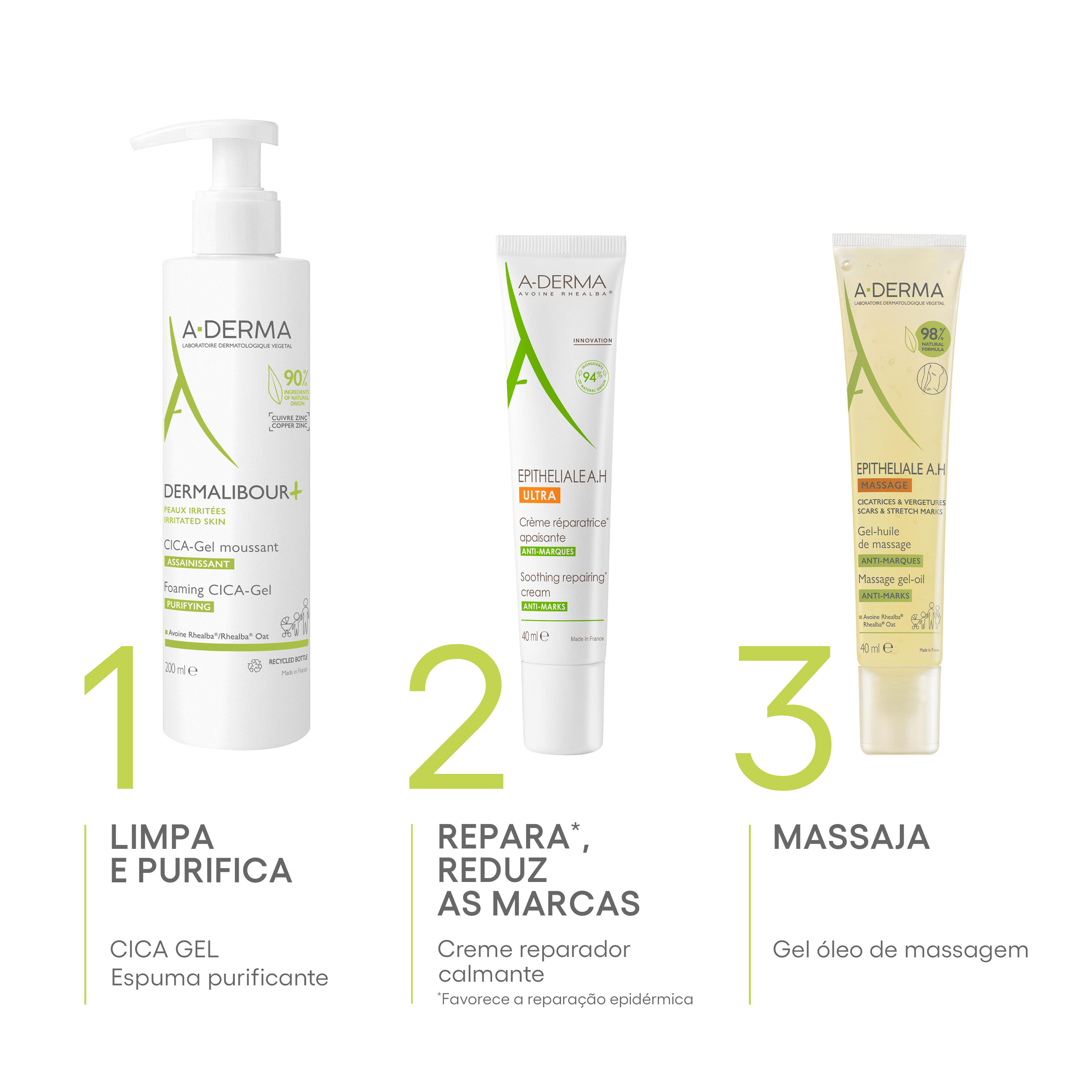 Epitheliale Ah Gel-Óleo Para Massagem Antimarcas