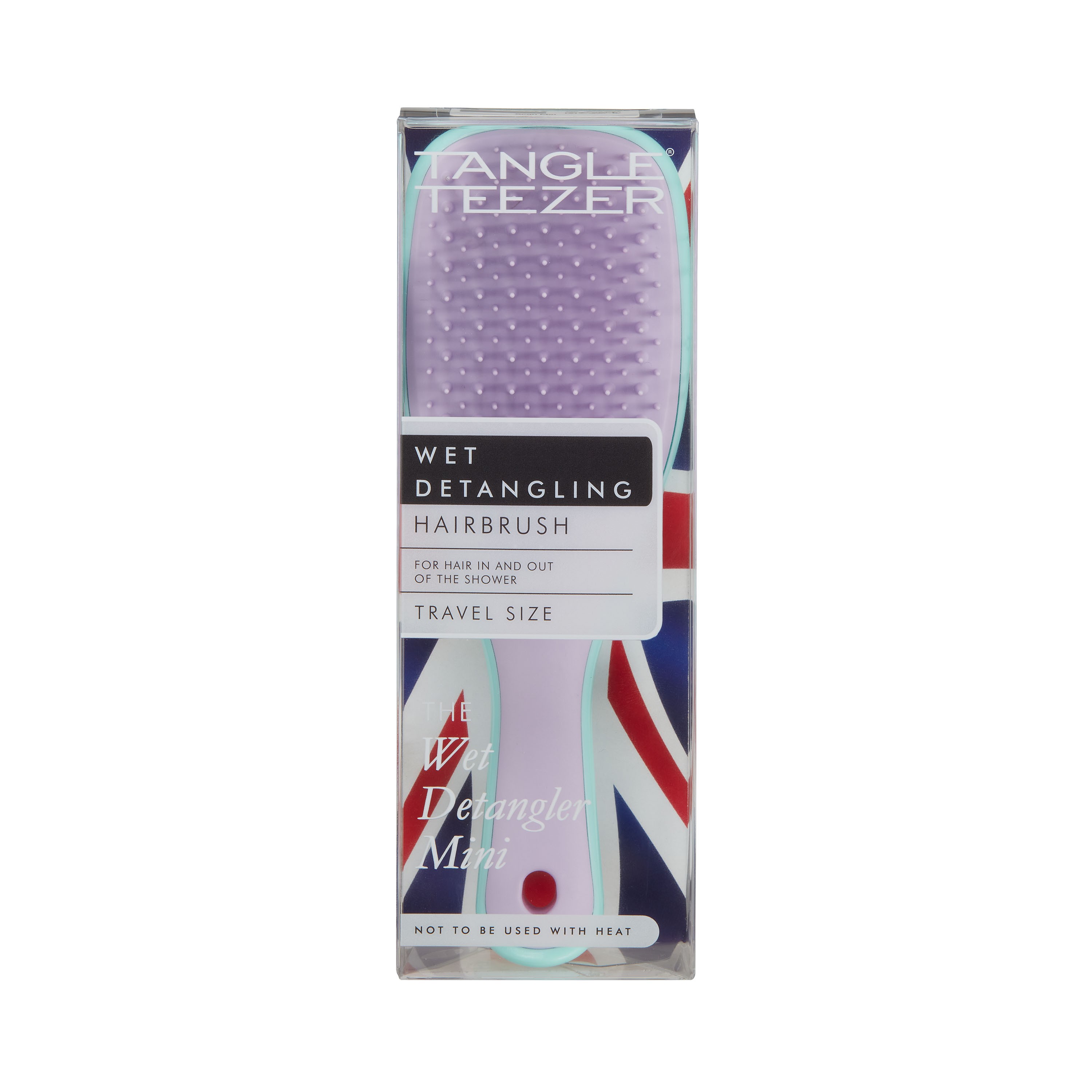 Mini Hairbrush Mint Lilac
