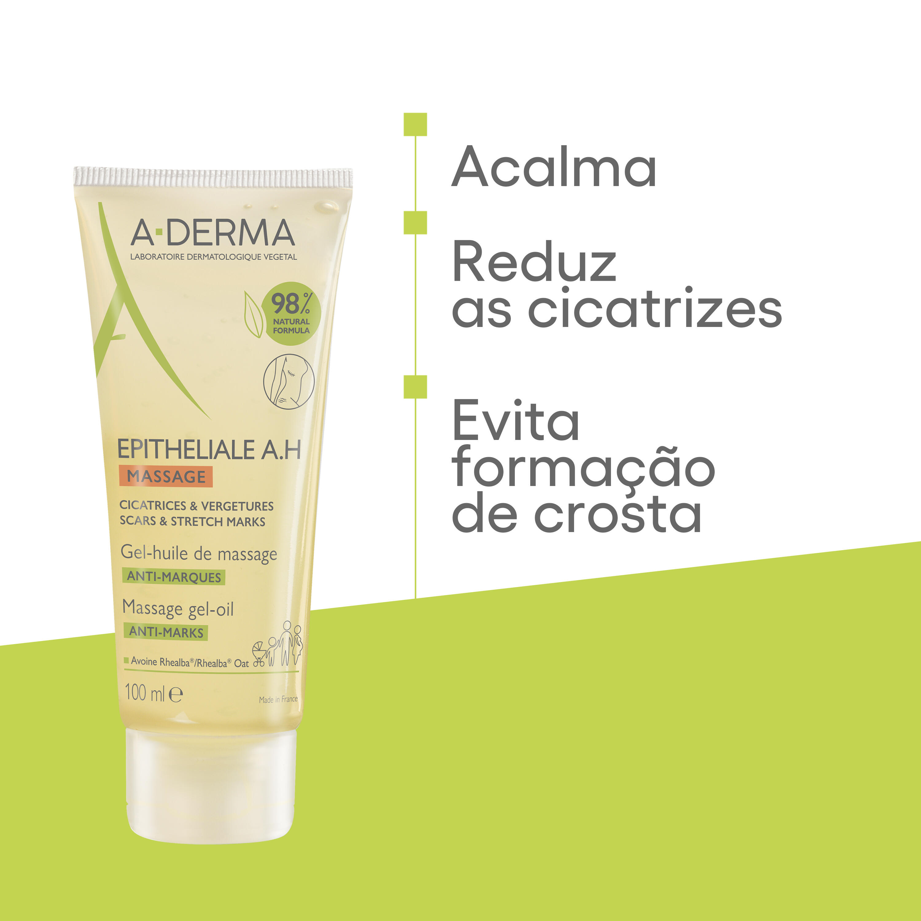 Epitheliale Ah Gel-Óleo Para Massagem Antimarcas