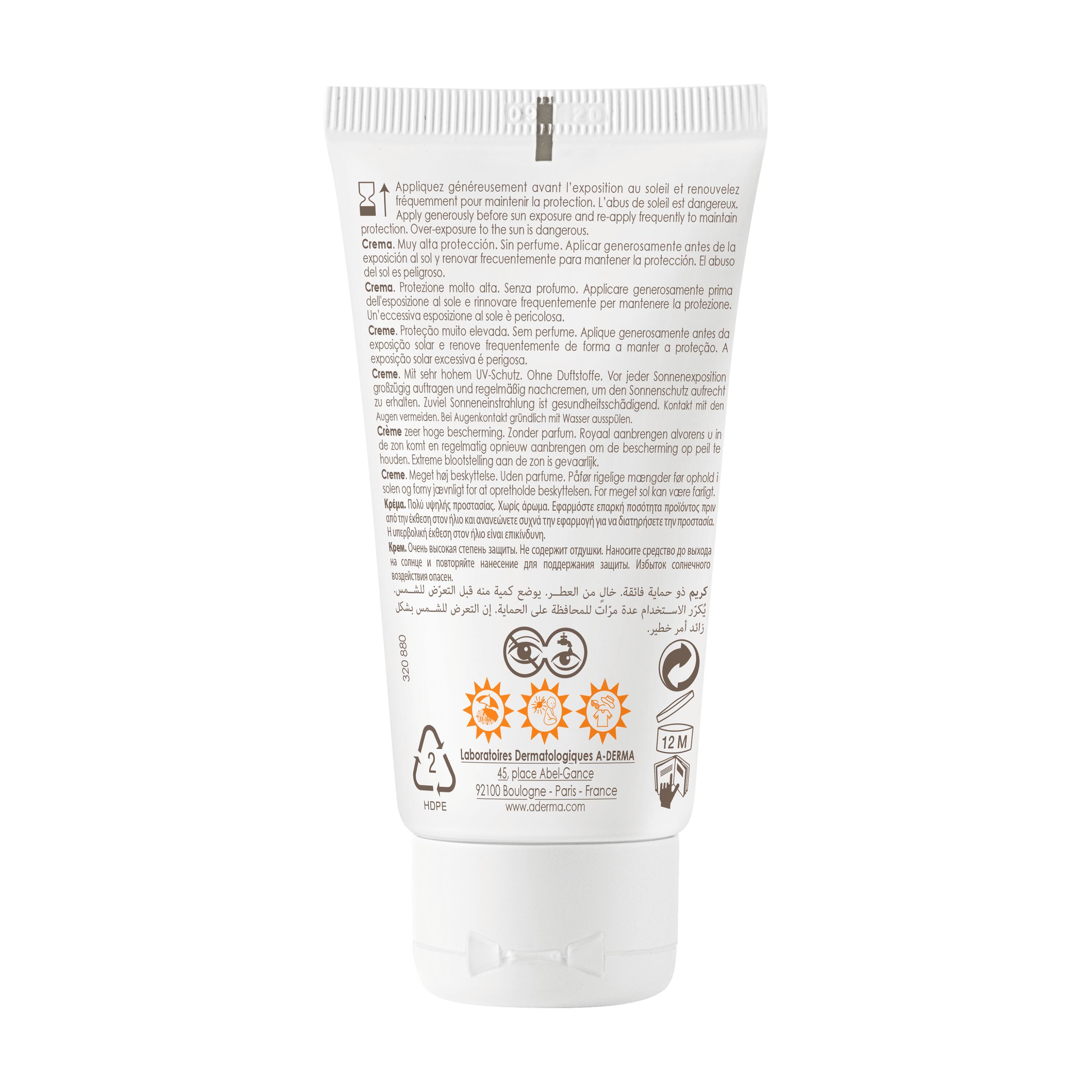 Creme Solar Rosto Sem Perfume SPF 50+