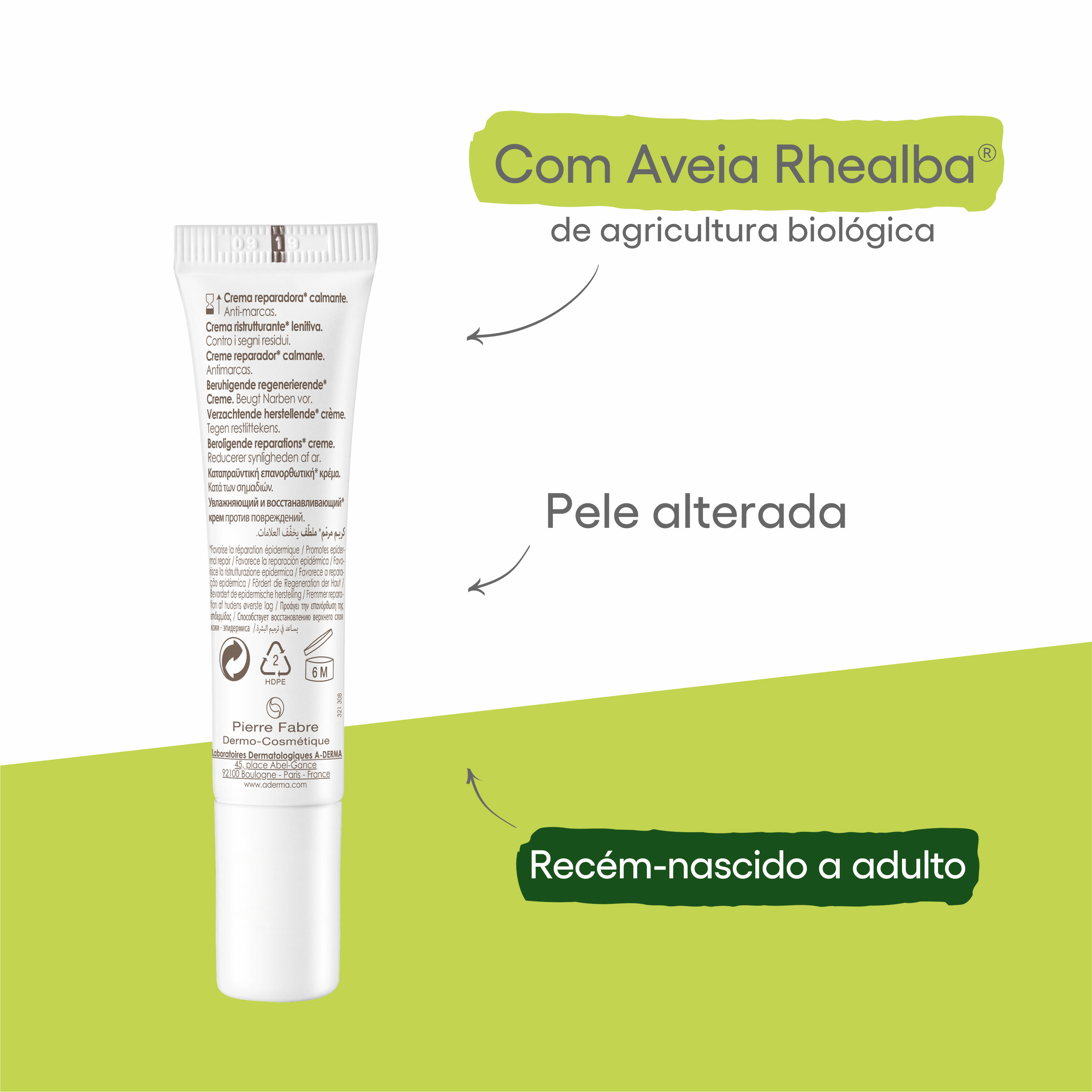 Epitheliale Ah Creme Reparador Calmante