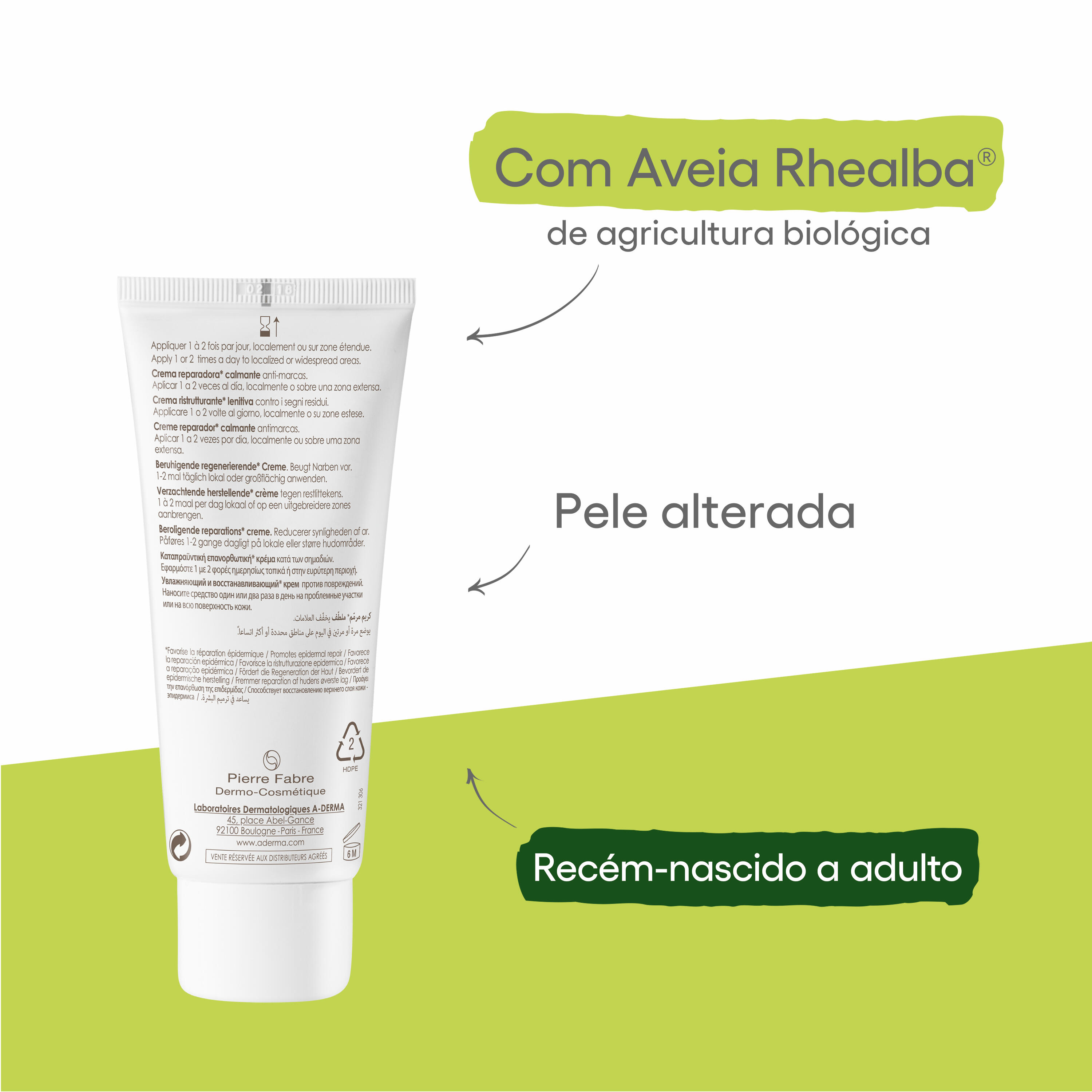 Epitheliale Ah Creme Reparador Calmante