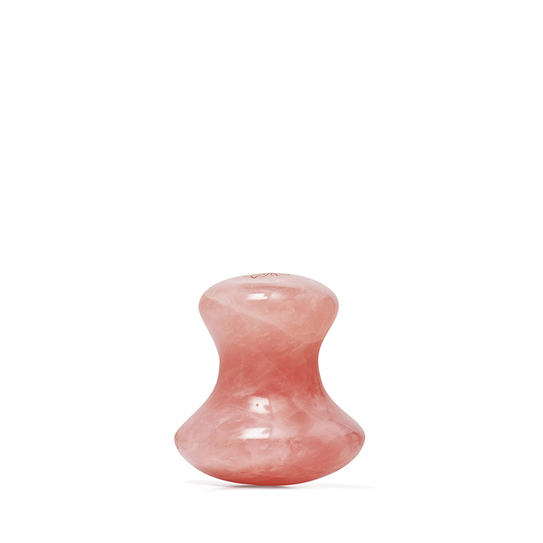 Mushroom Rose Quartz Gua Sha