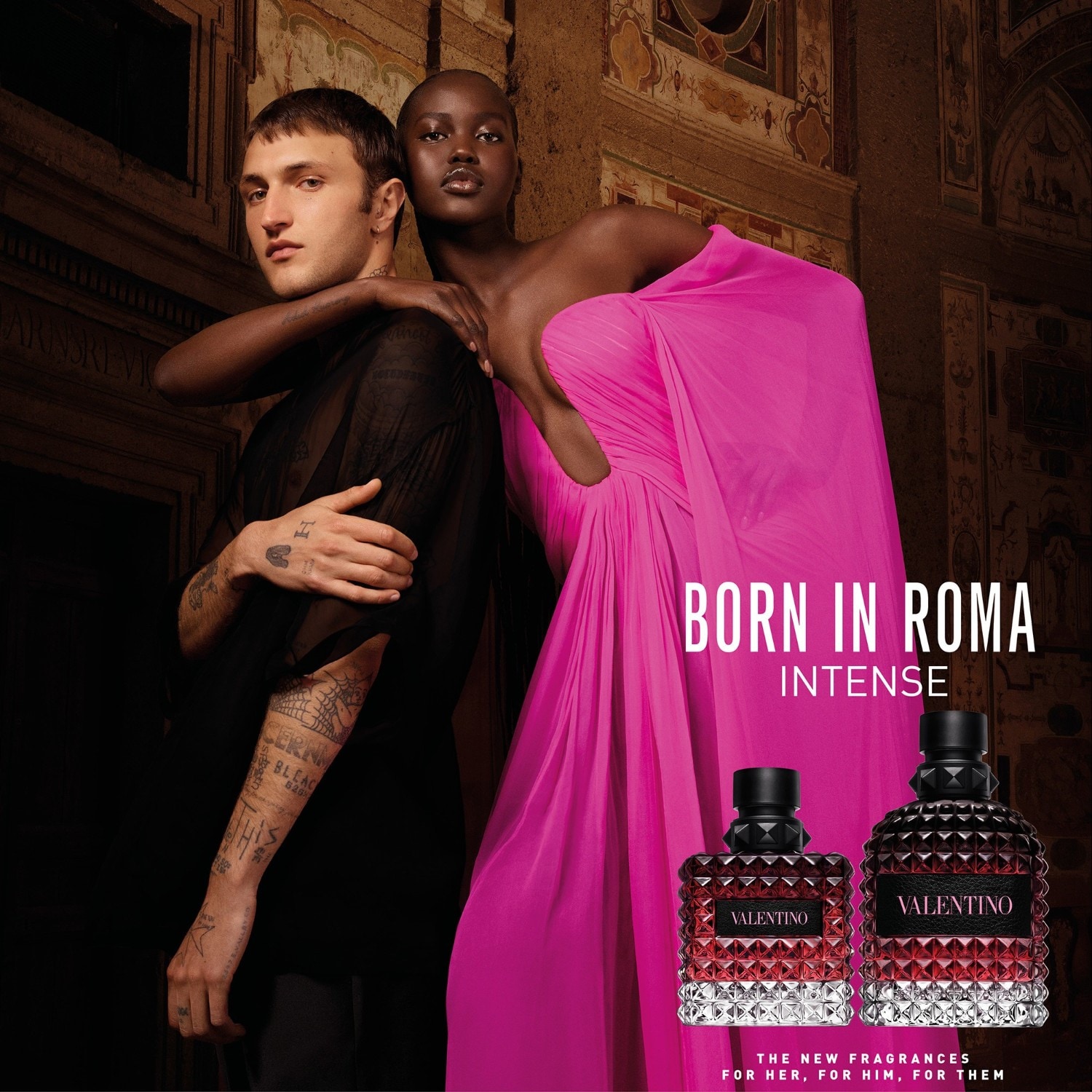 Uomo Born In Roma Intense Eau de Toilette Spray