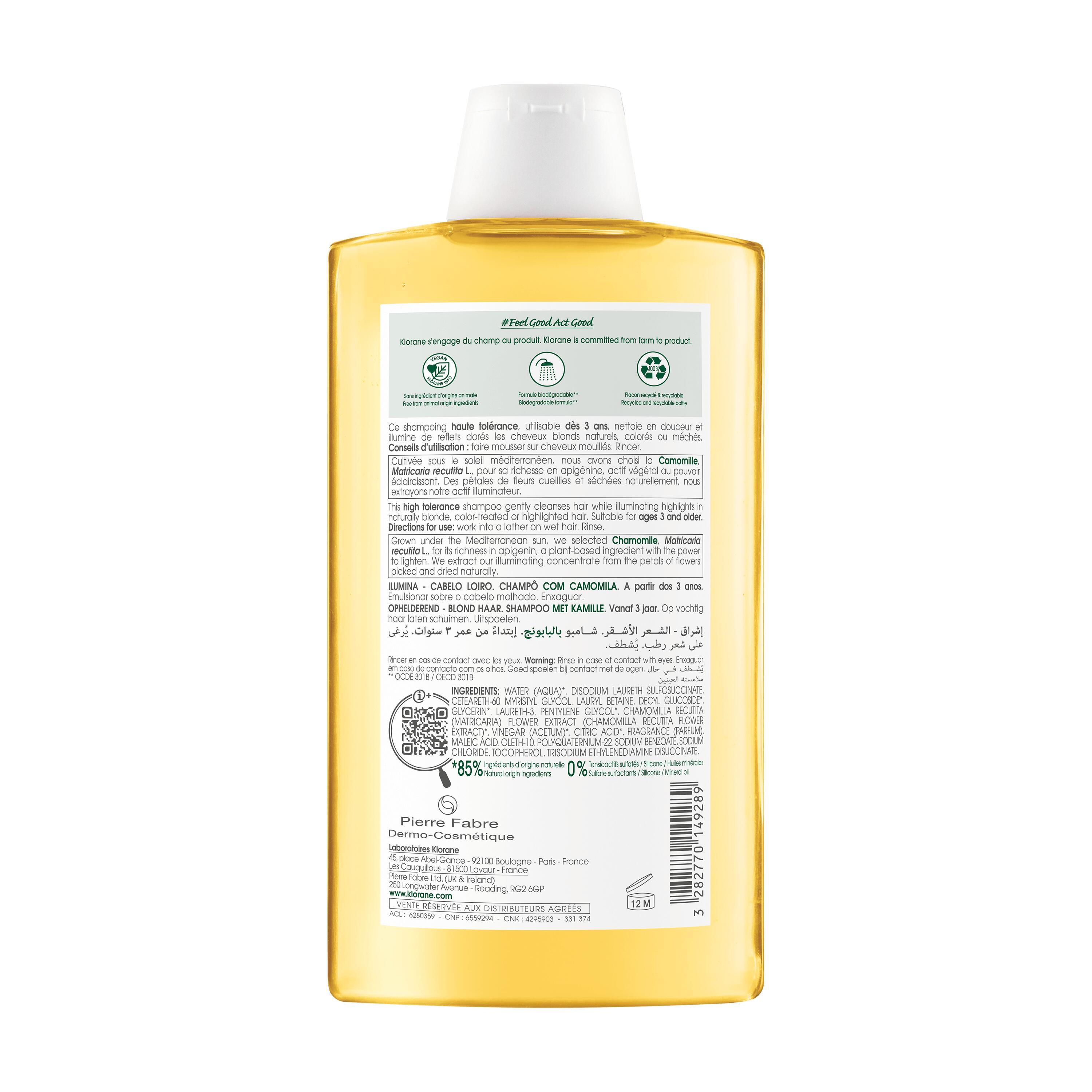 Champô cabelo loiro com Camomila
