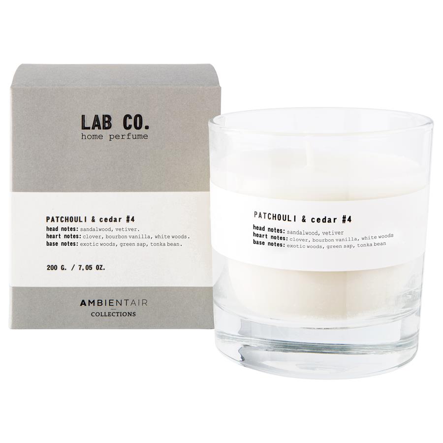 Scented Candle #4 Patchouli & Cedar