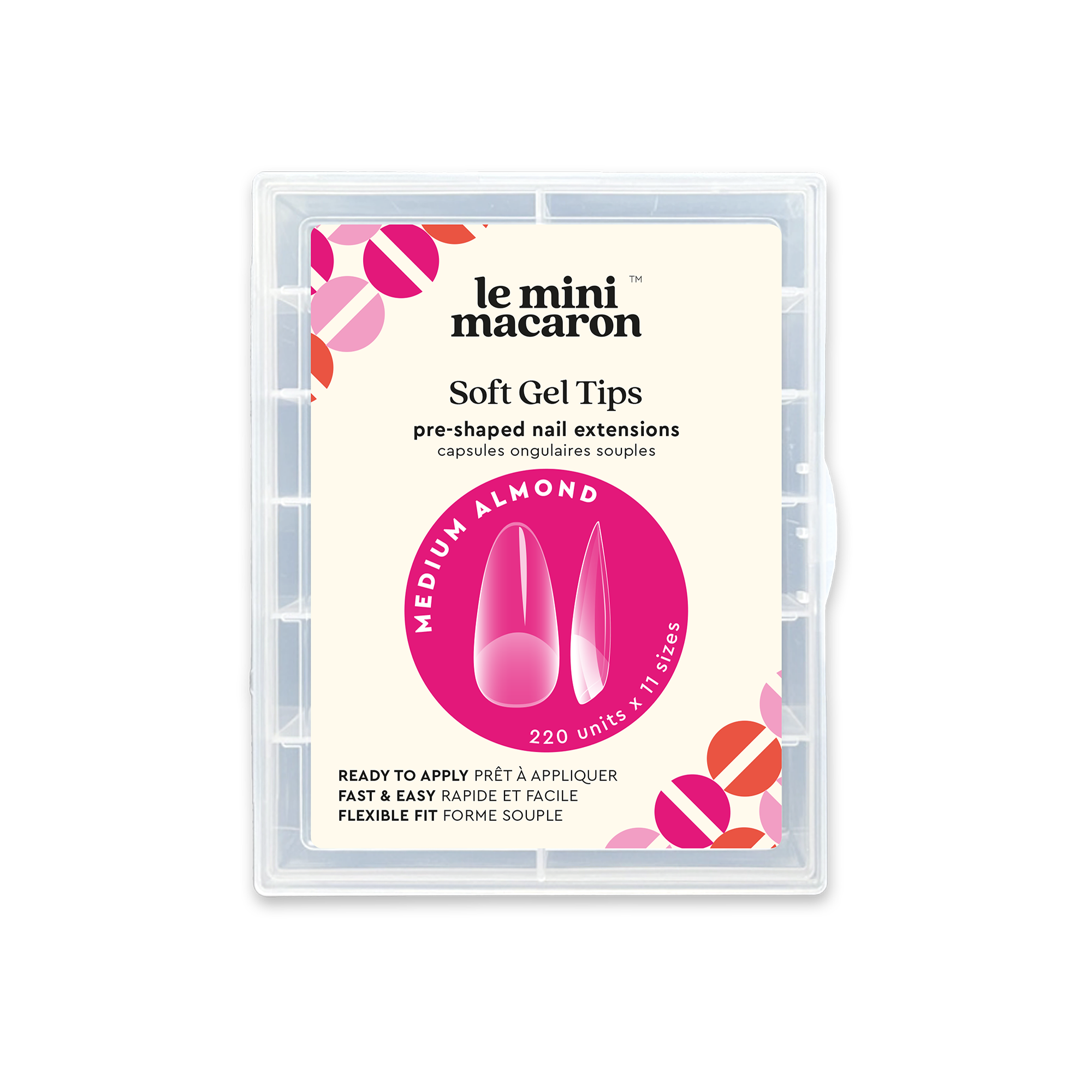Le Gel Tips Medium Almond