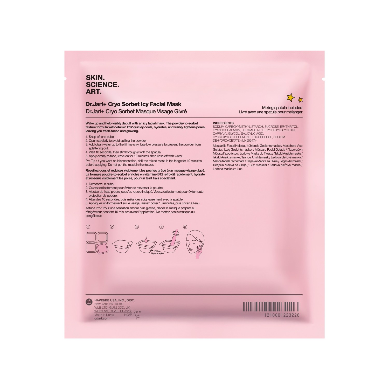 Cryo Rubber Icy Facial Mask