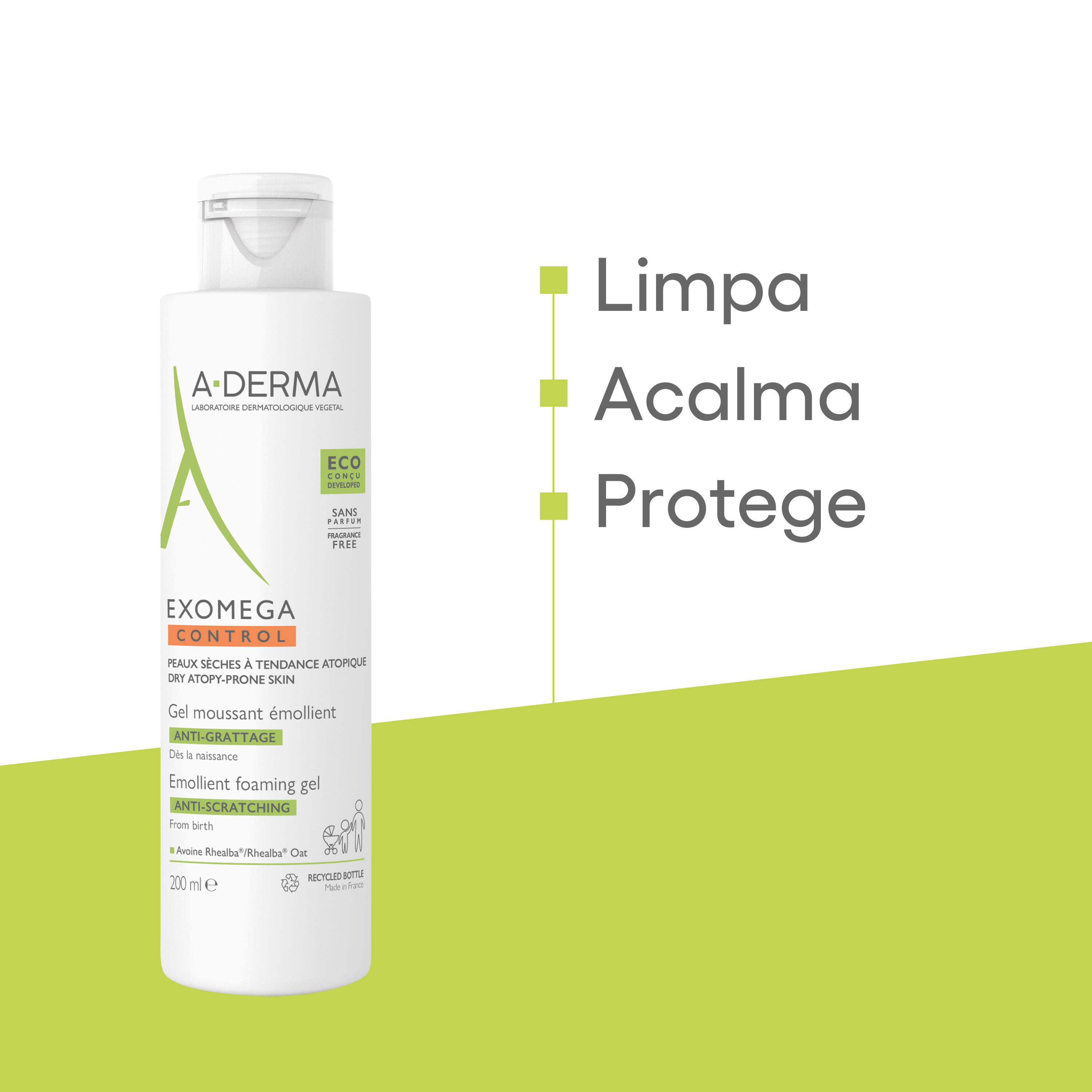 Exomega Control Gel Espuma Emoliente