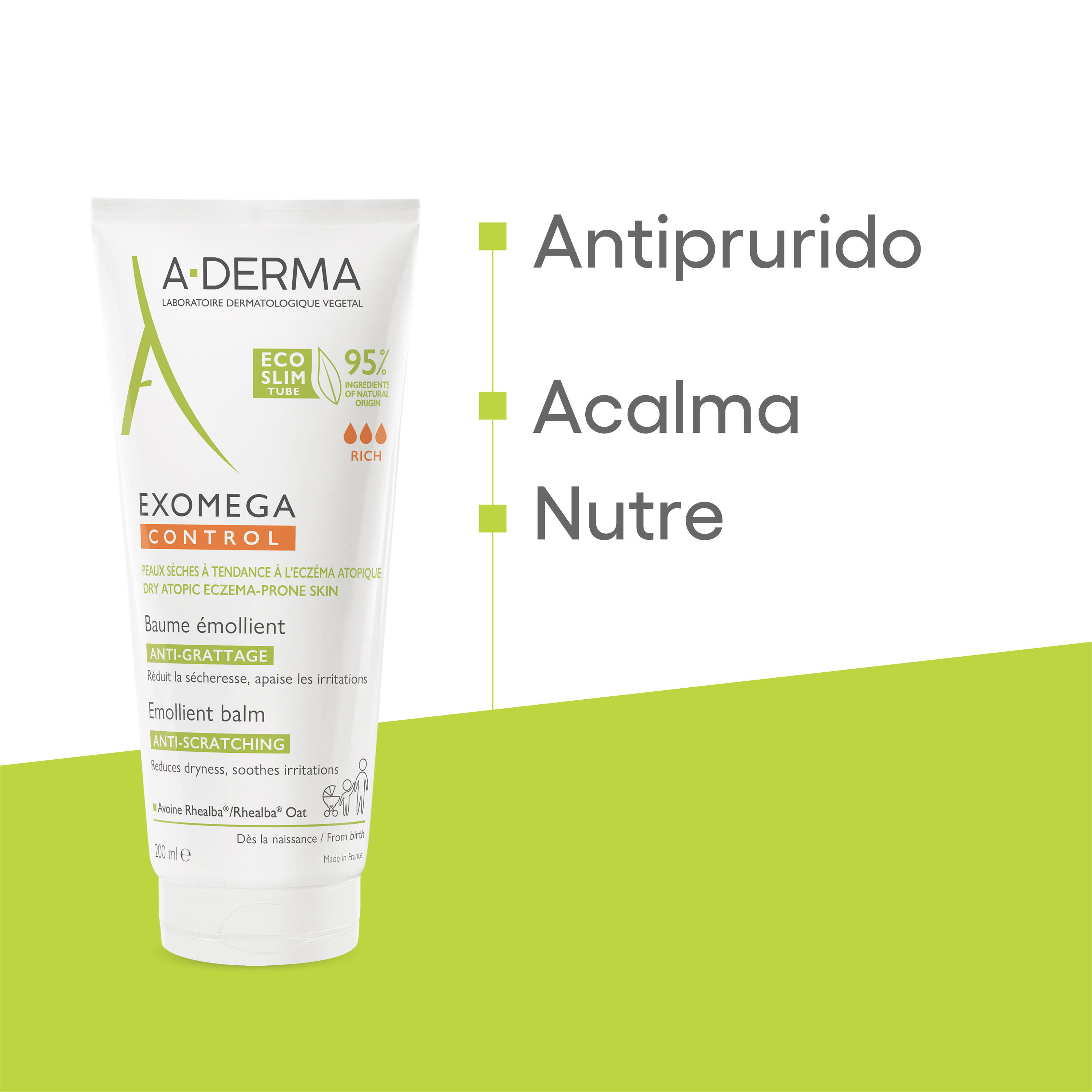 Exomega Control Bálsamo Emoliente Antiprurido