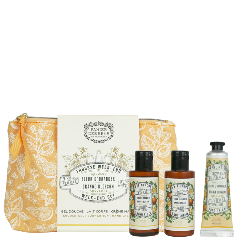 Orange Blossom Travel Pouch Orange Set