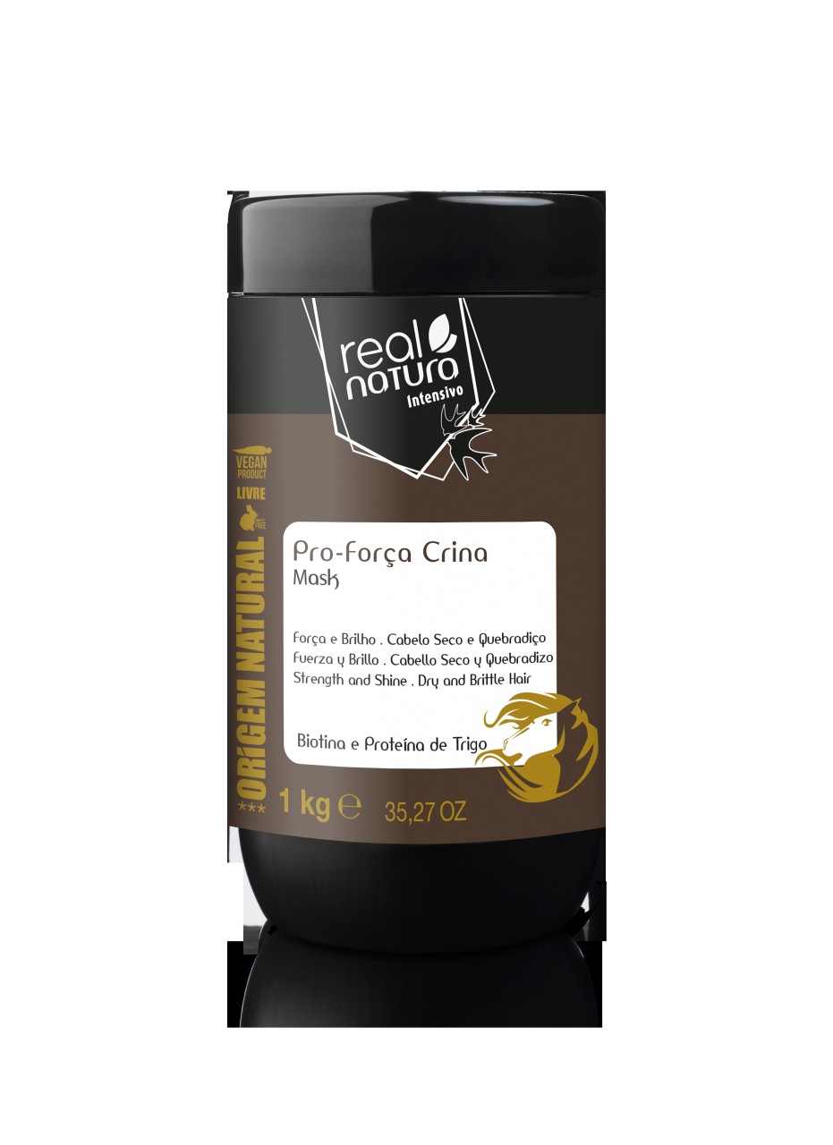Real Natura - Pro-Força Crina Máscara - 