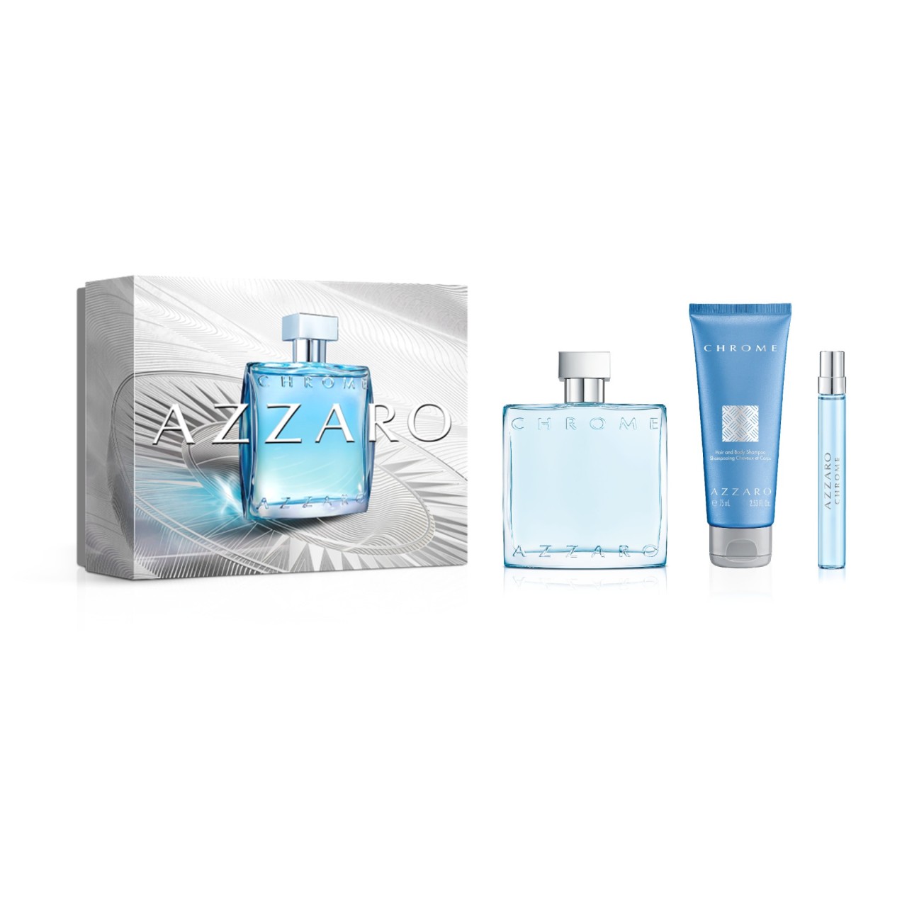 Azzaro - Chrome Eau de Parfum Spray 100Ml Set - 