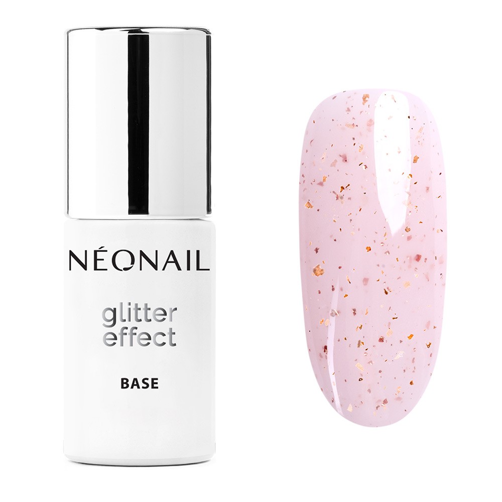 NÉONAIL - Glitter Effect Led Nail Polish Base -  Nude