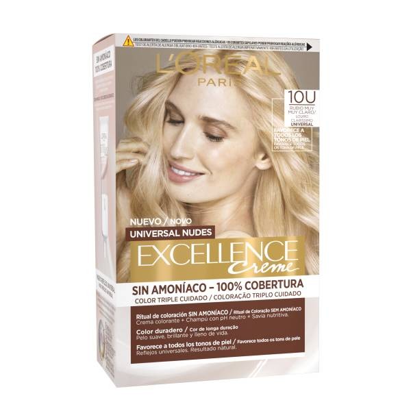 L'Oréal Paris - Excellence Hair Color UniversalNudes -  1U  - Nude Black