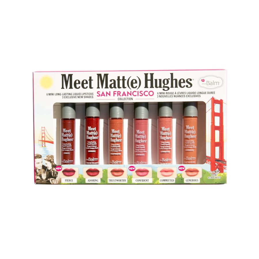 theBalm - Mini Long-lasting Meet Matte Hughes Kit. V. SAN FRANCISCO - 