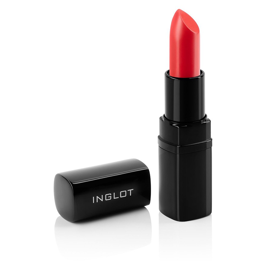 Inglot - Satin Lipstick -  302 - Coral Red