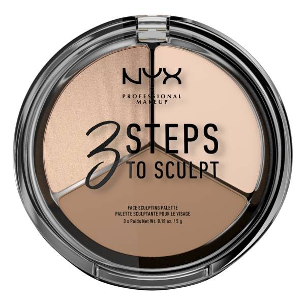 NYX Professional Makeup - 3 Steps To Sculpt Palette -  Fair