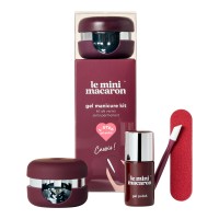 Le Mini Macaron Cassis Nail Polish Kit