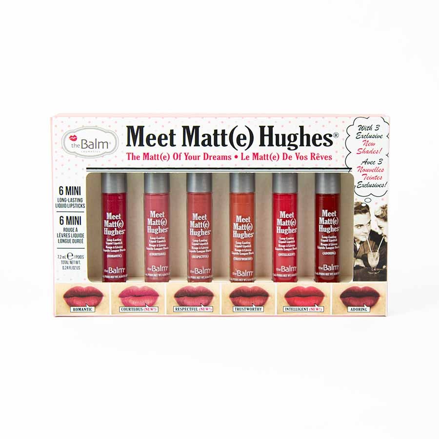 theBalm - Mini Long-lasting Meet Matte Hughes Kit. V12 - 