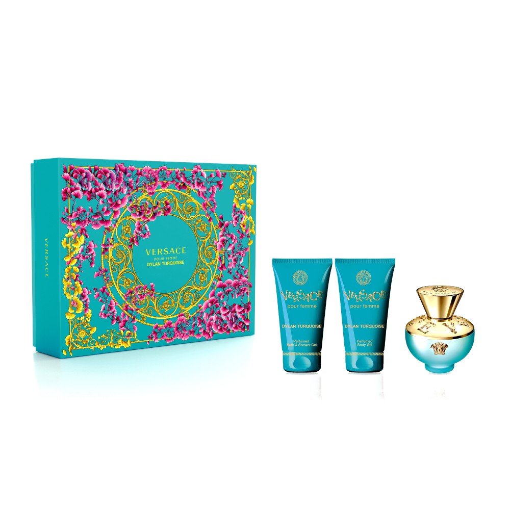 Versace - Dylan Turquoise Edt Spray 50 Ml Set - 