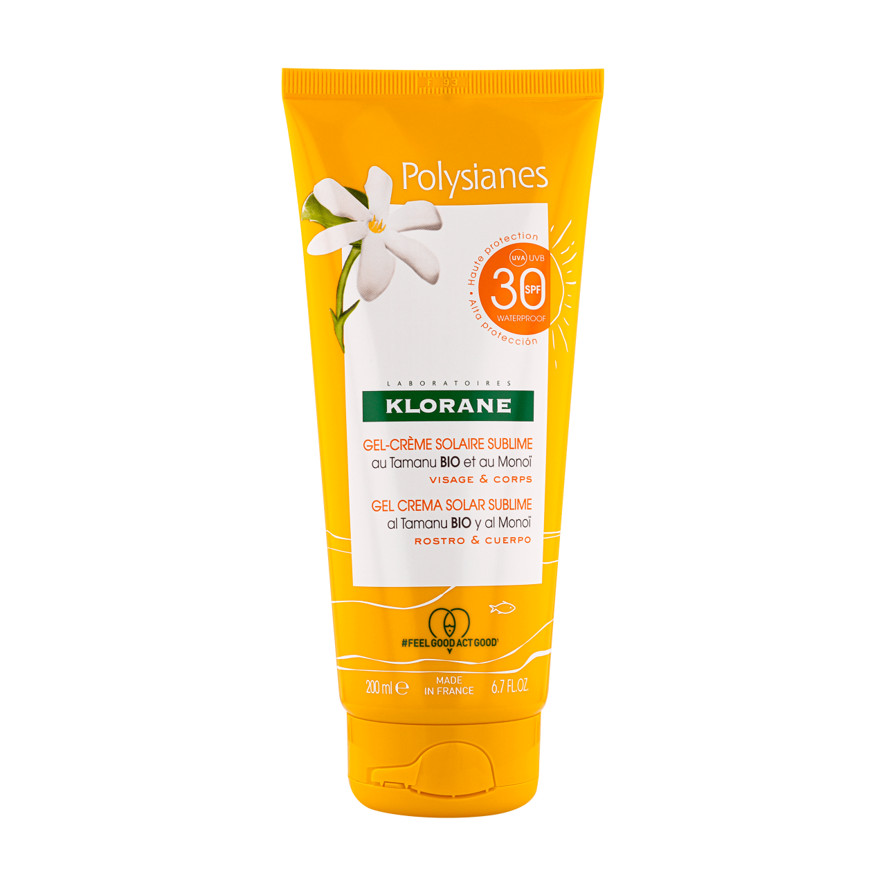 Klorane - Gel-Creme Solar Sublime SPF 30 Com Tamanu Bio E Monoï - 