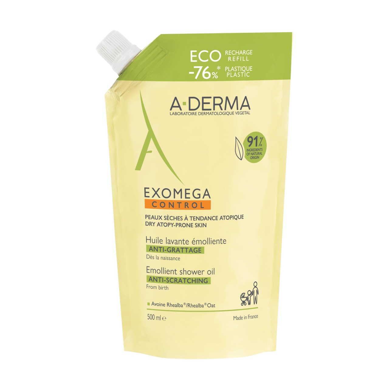 A-DERMA - Exomega Control Óleo Duche Emoliente Antiprurido - 