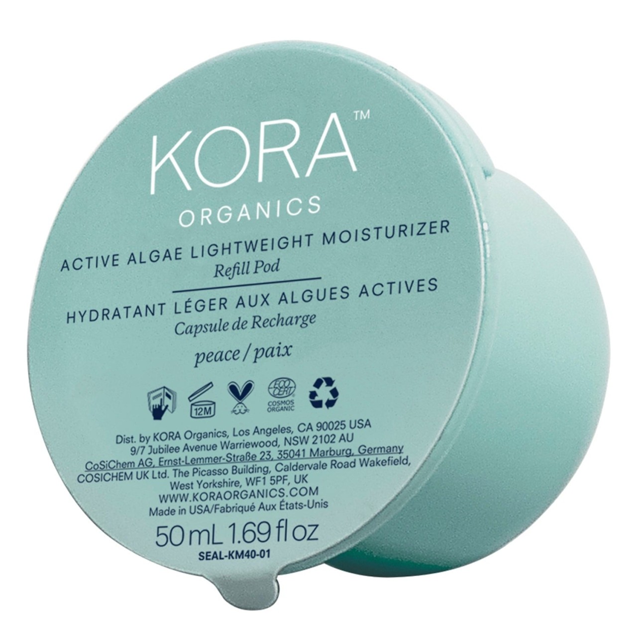 Kora Organics - Active Algae Lightweight Moisturizer Refill - 