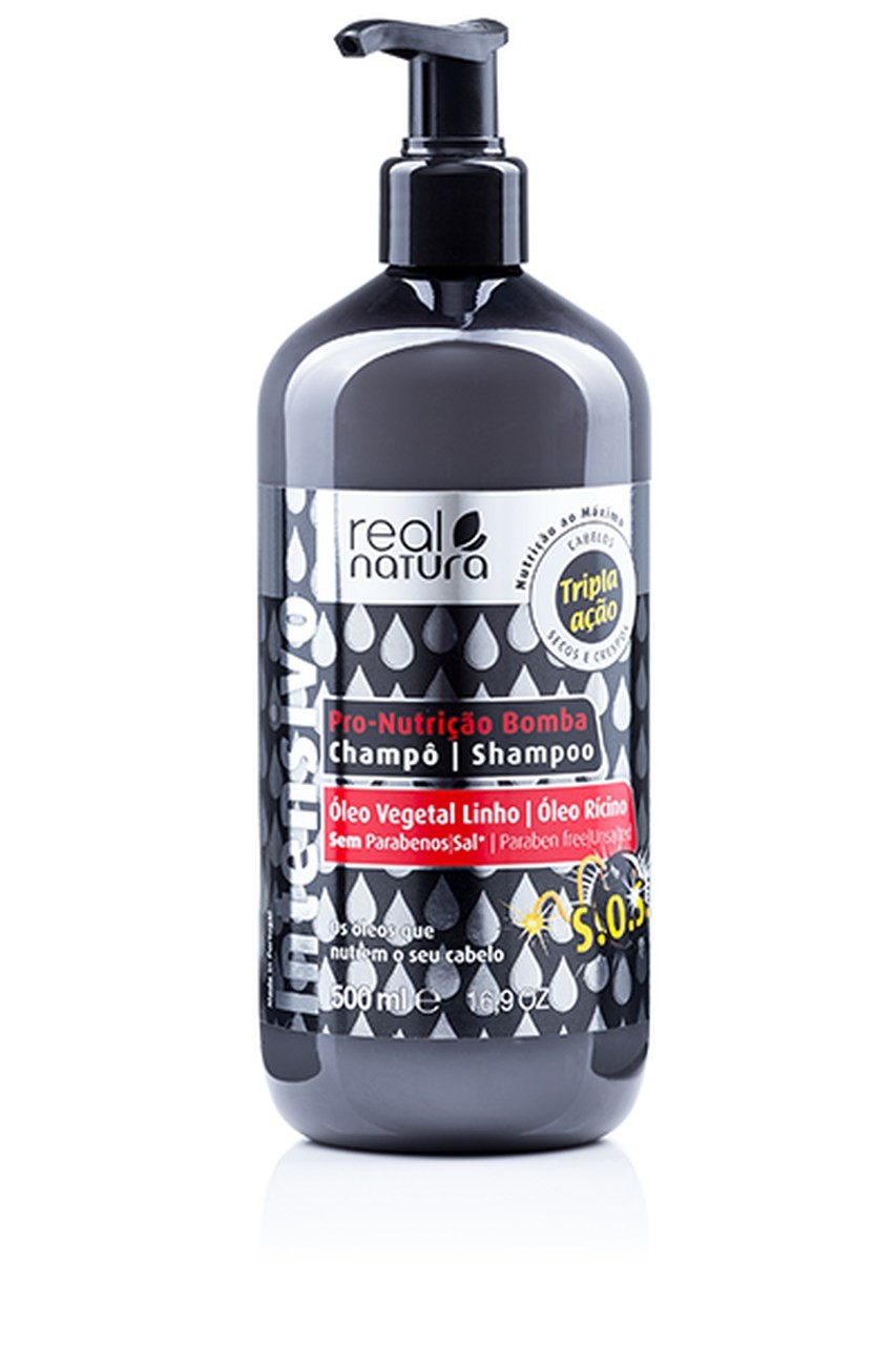 Real Natura - Pro-Nutrição Bomba Champô -
