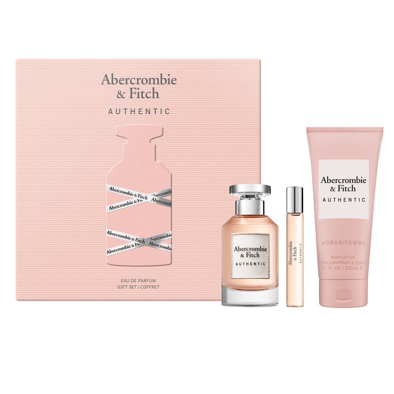 Abercrombie & Fitch - Authentic Women Eau de Parfum Spray 100 Ml Set - 