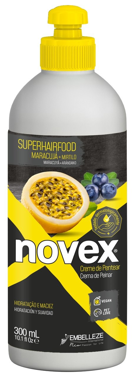NOVEX - Super Hair Food Maracuja & Mirtilo Creme de Pentear - 