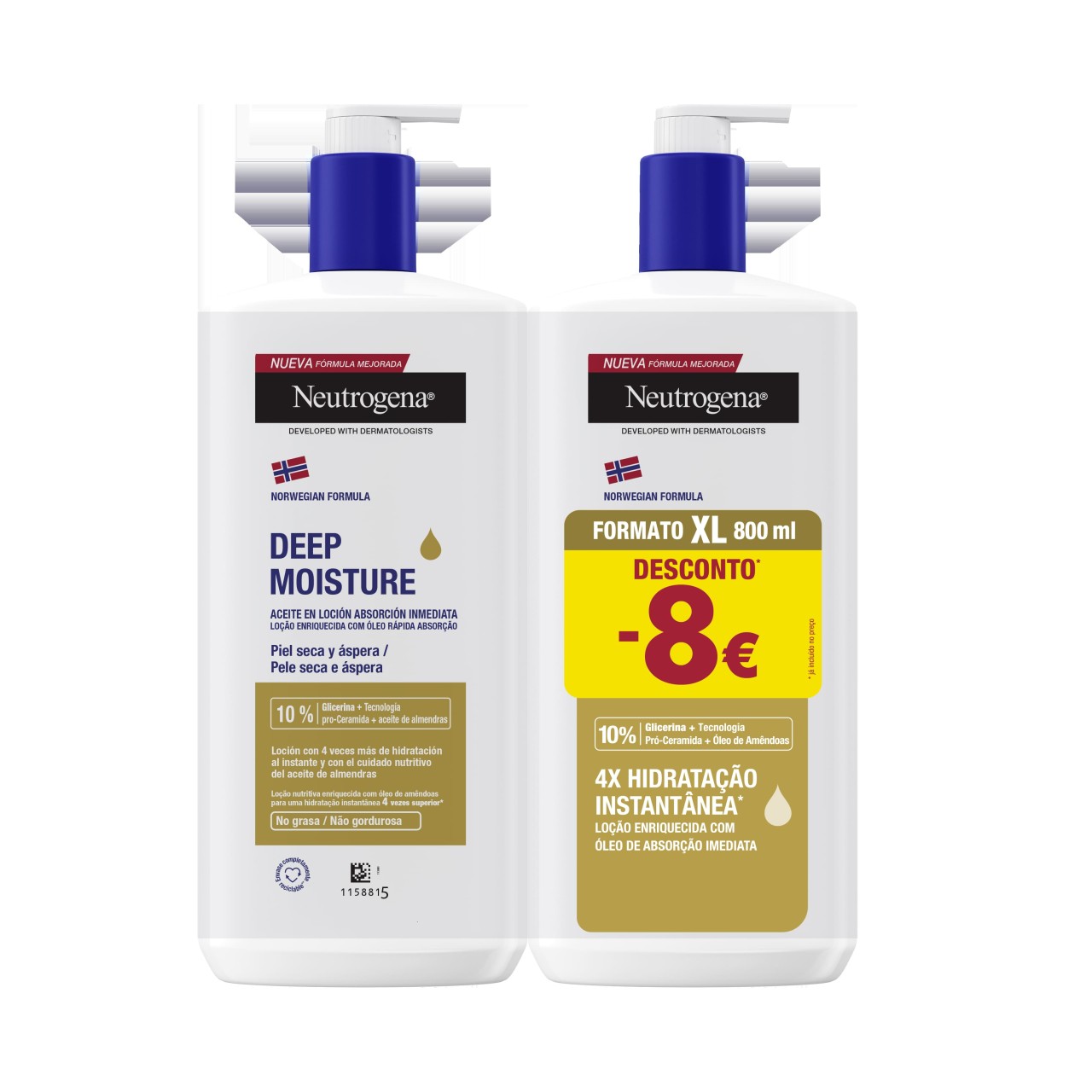 Neutrogena Óleo Loção Kit