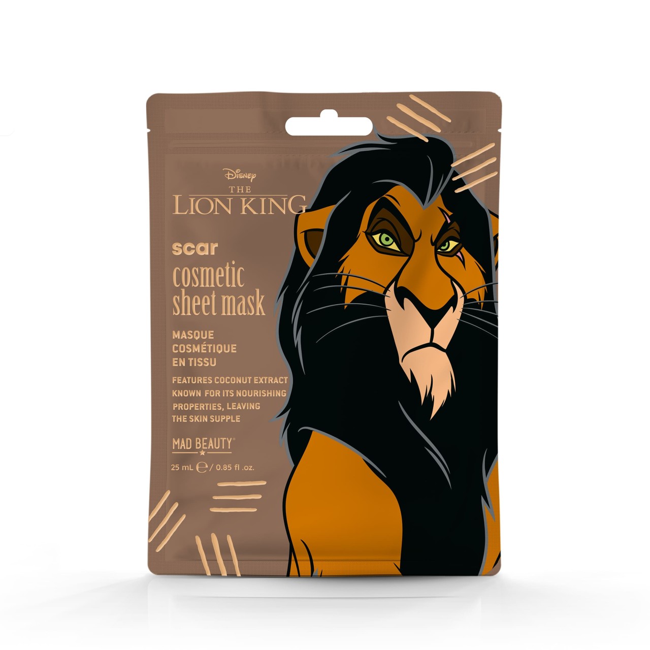 MAD BEAUTY - Lion King Face Sheet Mask Scar - 