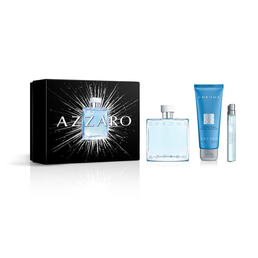 Azzaro - Chrome Eau de Toilette Spray 100 Ml Set - 