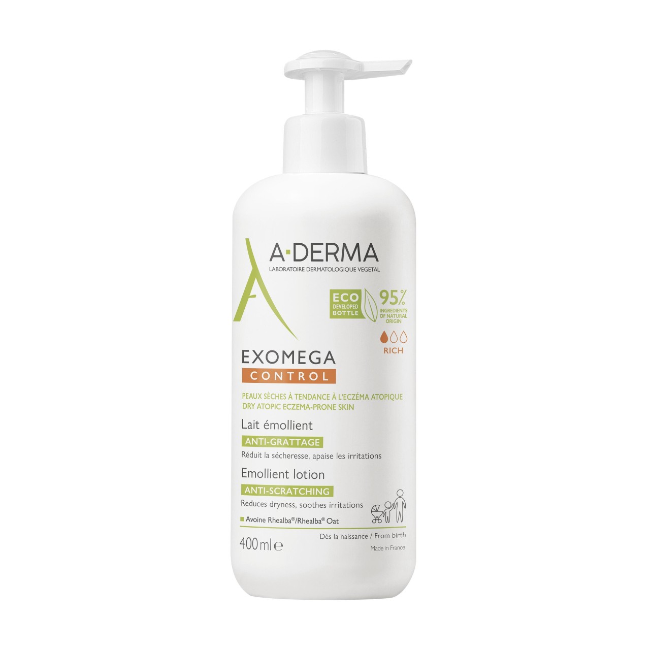 A-DERMA - Exomega Control Loção Emoliente Antiprurido -  200 ml