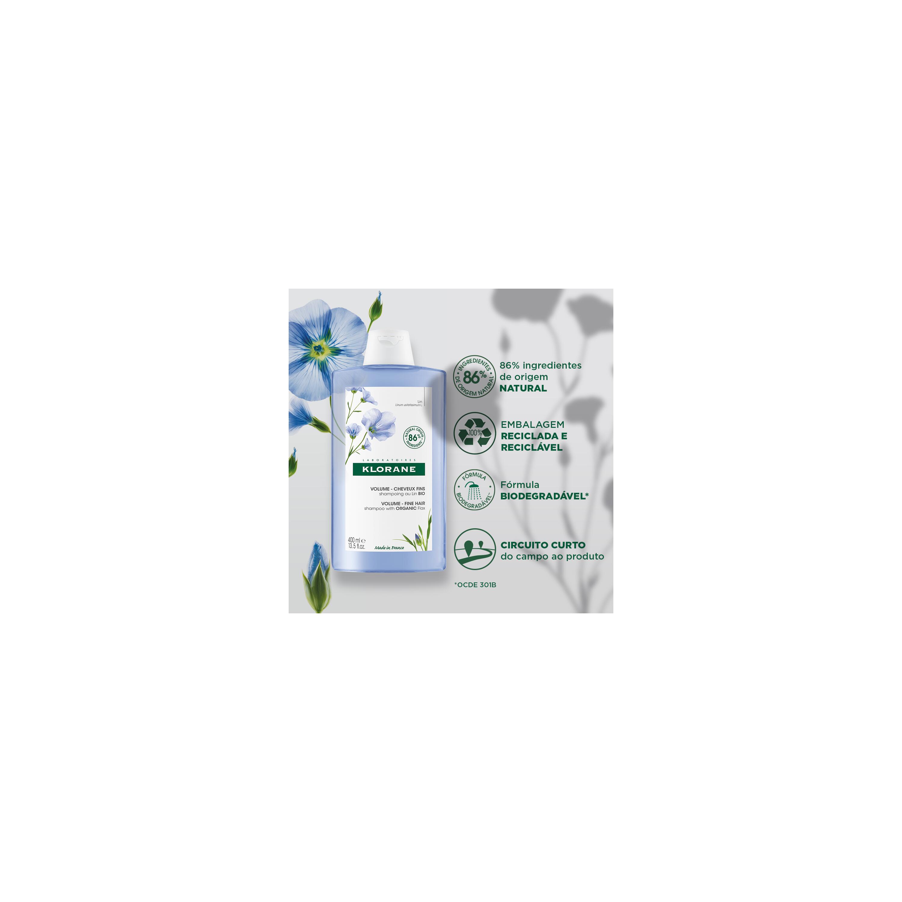 Klorane Champô Com Linho Bio DOUGLAS