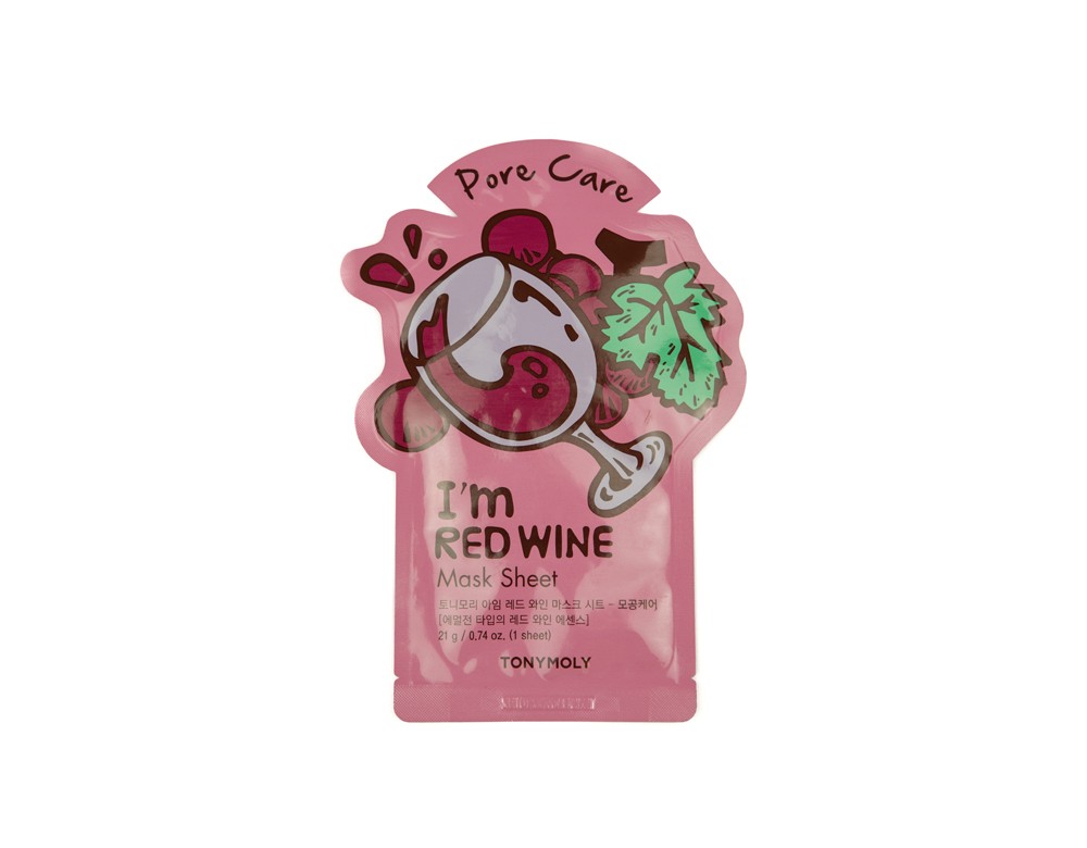 I´M REAL RED WINE face mask sheet 21 gr