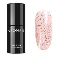 NÉONAIL Top Glow Rose Gold Flakes
