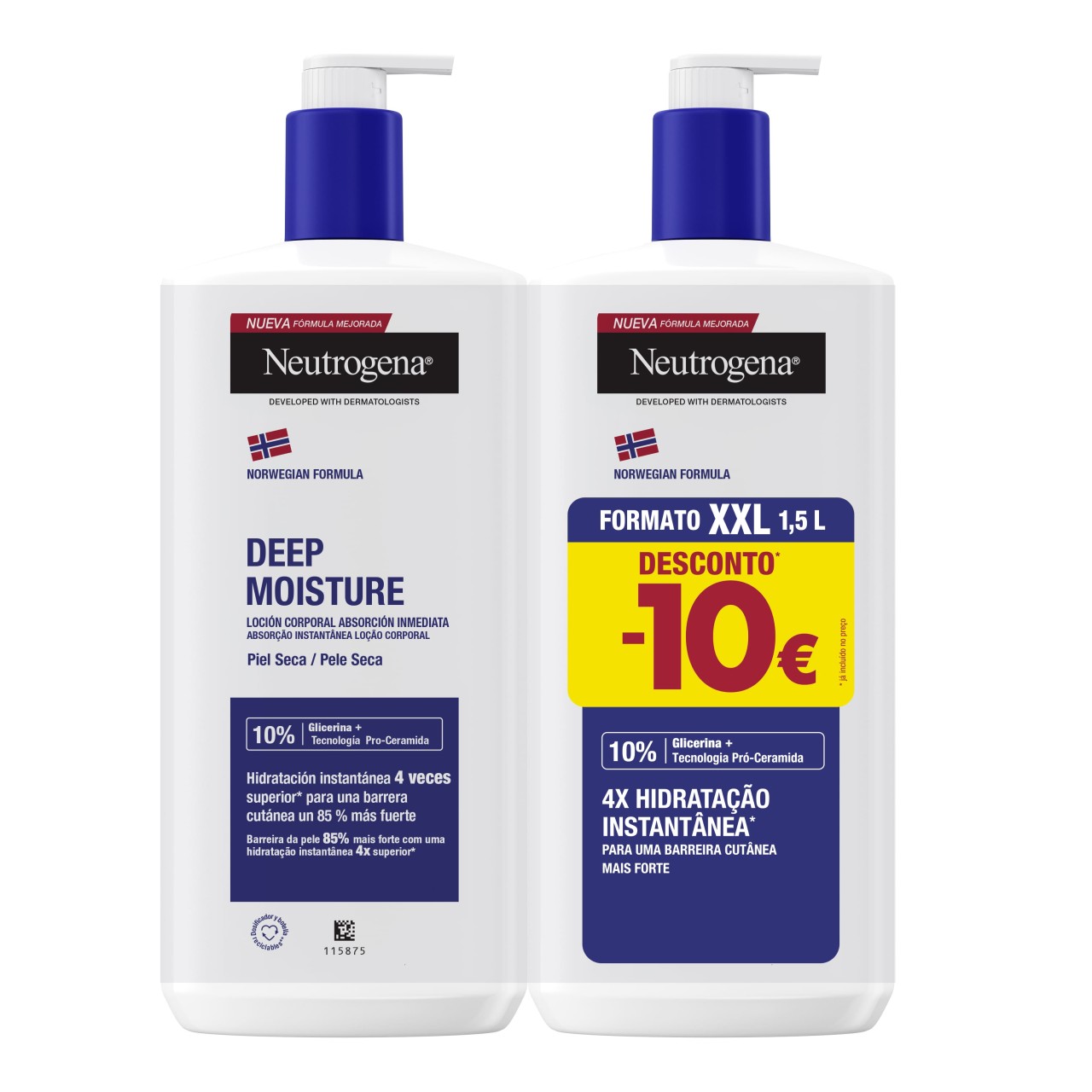 Neutrogena - Pele Seca Duplo Kit - 