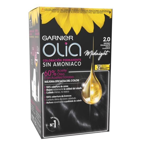 GARNIER - Olia Hair Color -  2 - Preto Diamante