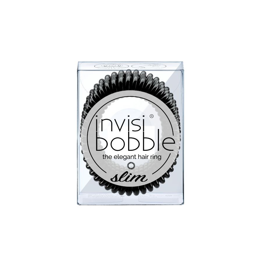 Elásticos para Cabelo Slim  (3 Peças) - true black