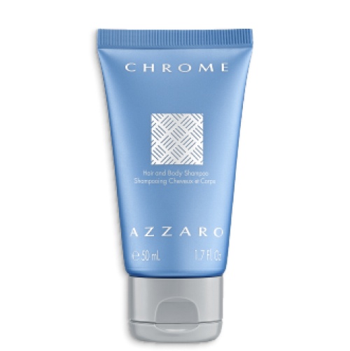Oferta Chrome hair and body Shampoo 50ml em compras iguais ou superiores a 50 euros na marca Azzaro