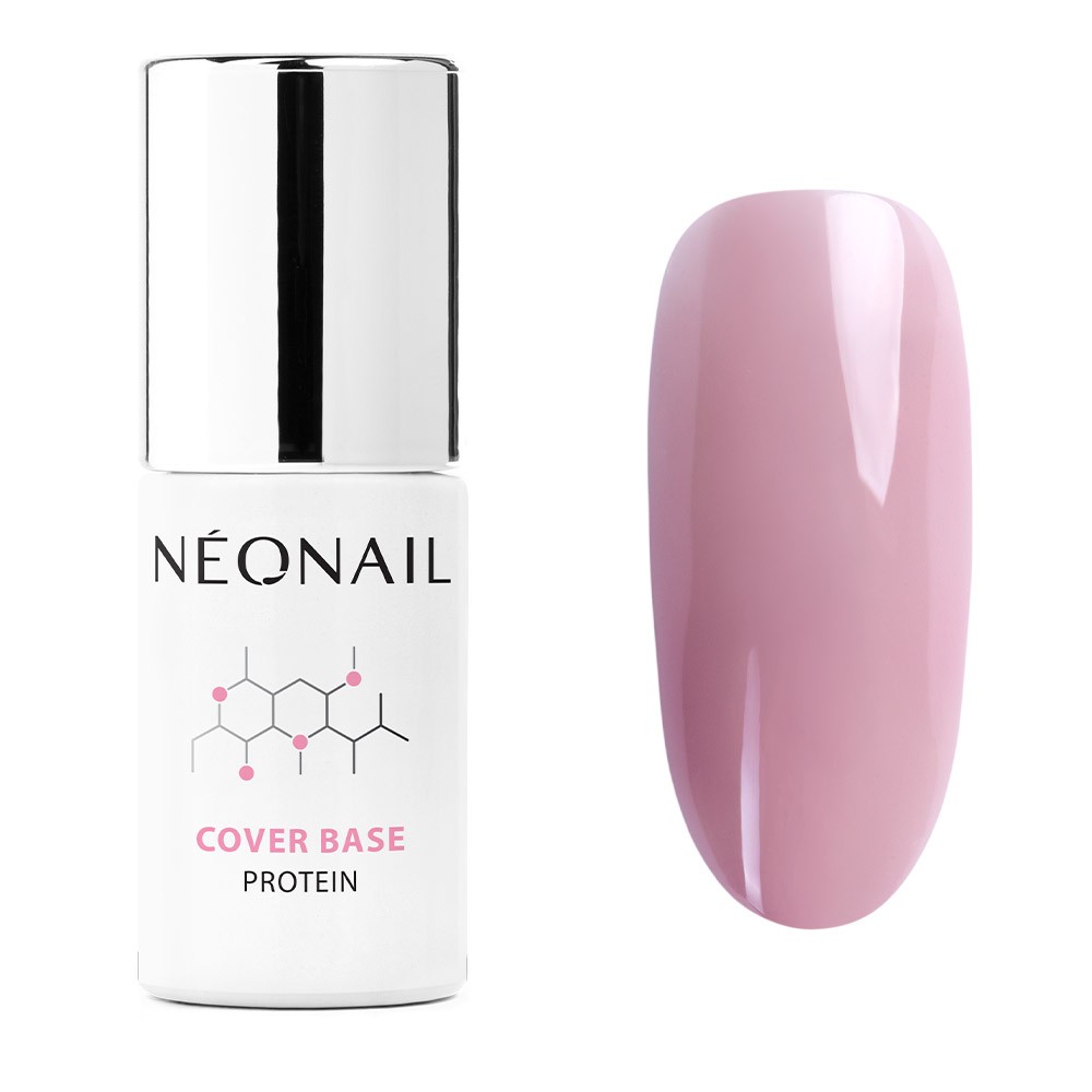 NÉONAIL - UV Nail Polish Cover Base Protein -  Dark Rose