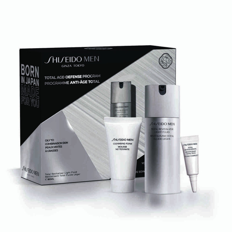 Shiseido - Men Total Revitalizer Fluid Set -