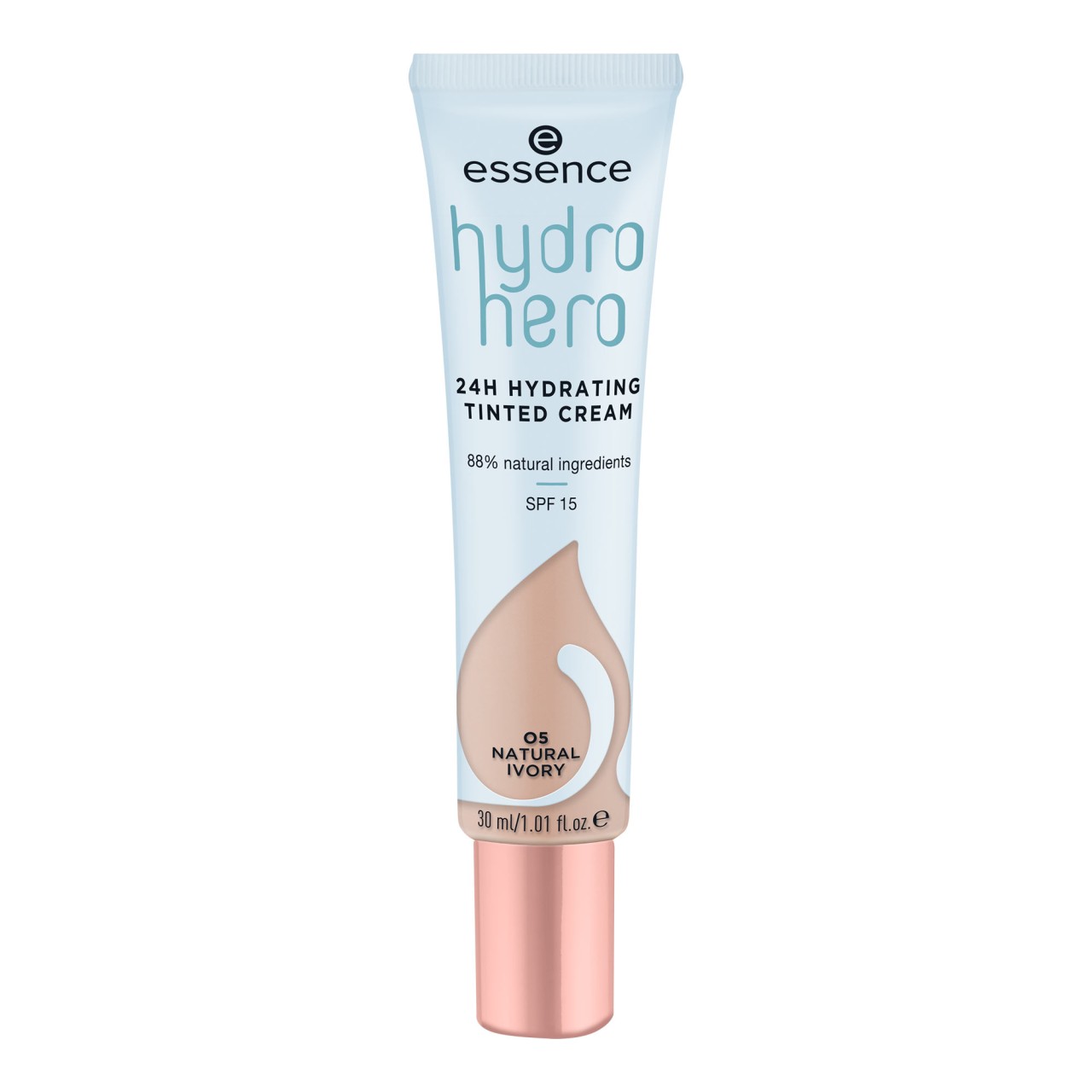 ESSENCE - Hydro Hero 24H Tinted Cream -  Natural Ivory