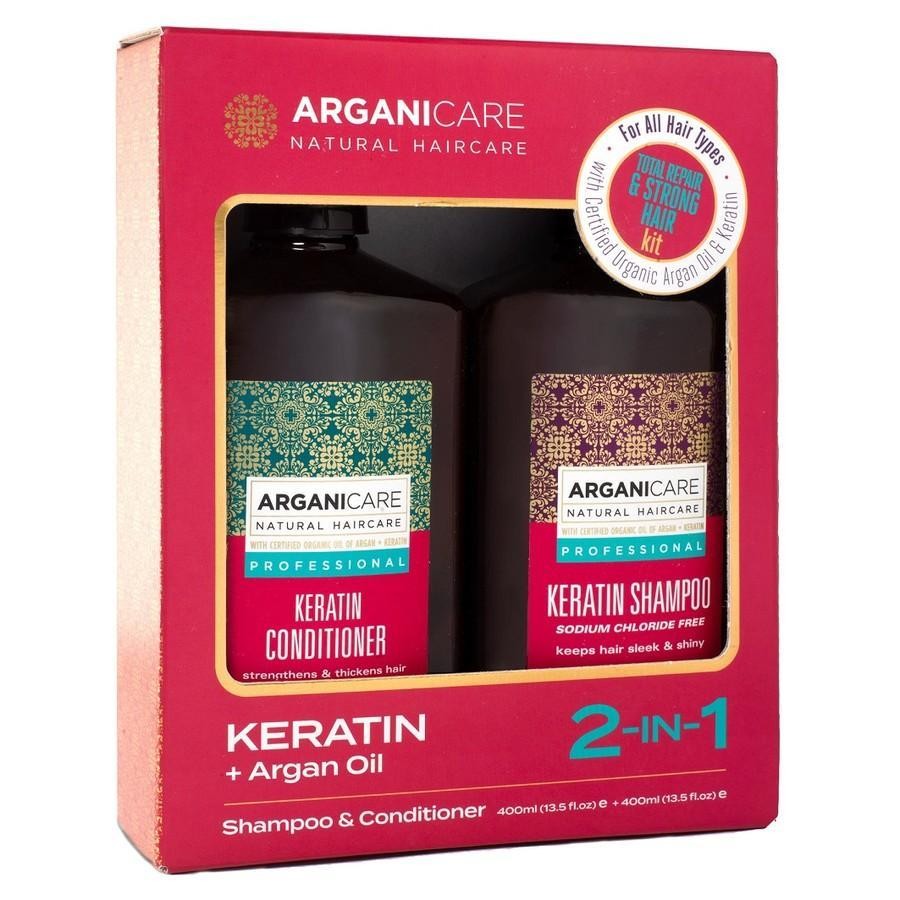 Arganicare - Kit Total Repair Keratin 2 Pcs - 