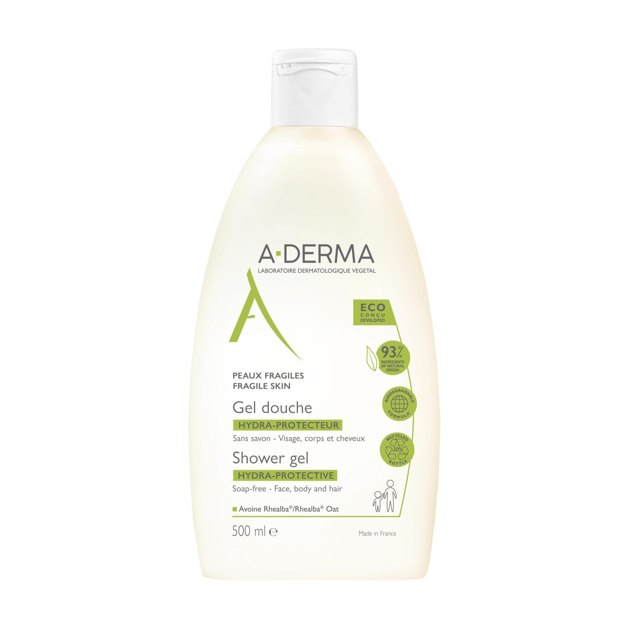 A-DERMA - Gel Duche Hidra-Protetor -  500 ML 