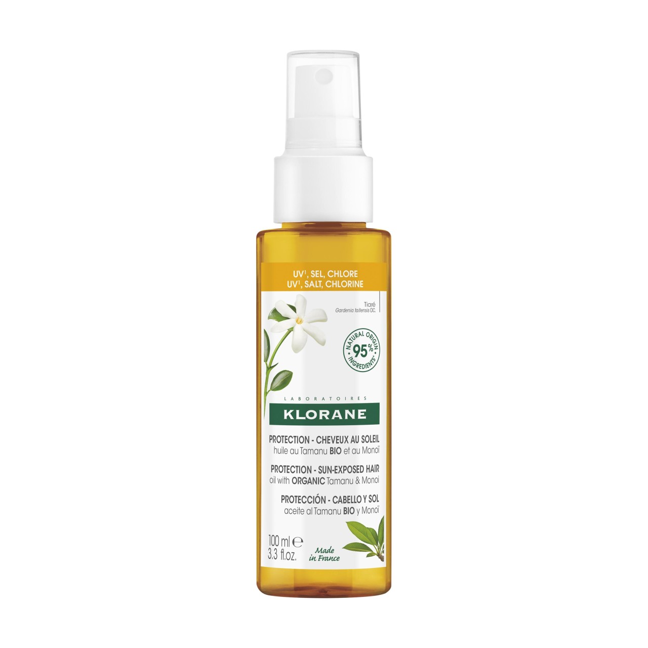 Klorane - Óleo Capilar Proteção Com Tamanu Bio E Monoï - 