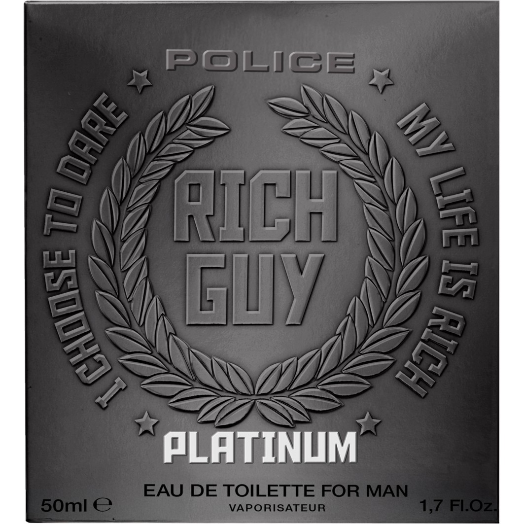 Police - Rich Guy Platinum Edt Spray -  30 ml